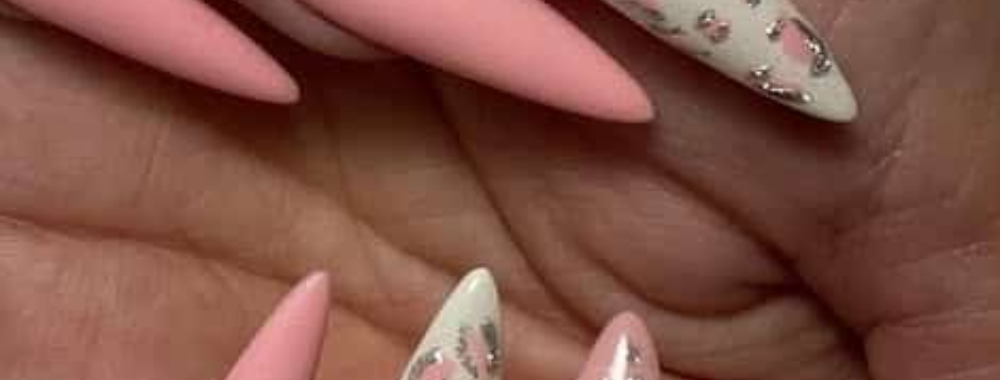 pink and white nail ideas